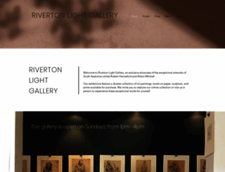 rivertonlightgallery.com screenshot