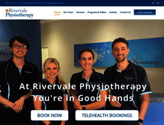 rivervalephysiotherapy.net.au screenshot