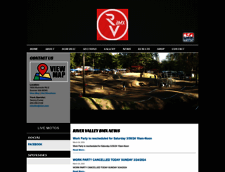 rivervalleybmxracing.com screenshot