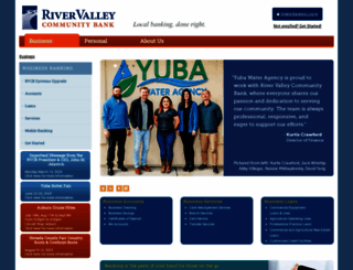 rivervalleycommunitybank.com screenshot