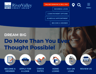 rivervalleycu.org screenshot