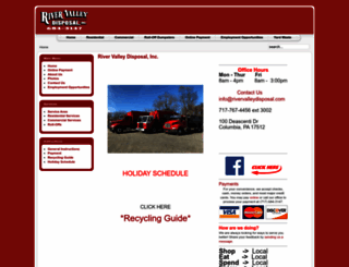 rivervalleydisposal.com screenshot