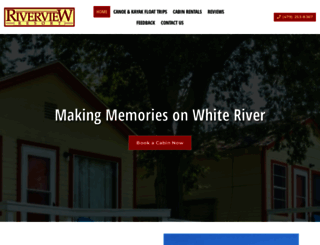 riverviewcabinsandcanoes.com screenshot