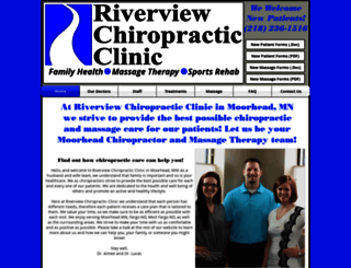 riverviewchiromoorhead.com screenshot