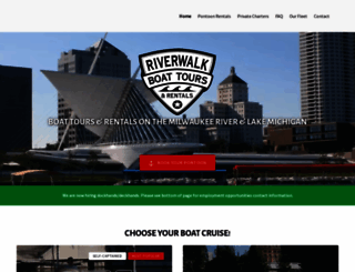 riverwalkboats.com screenshot