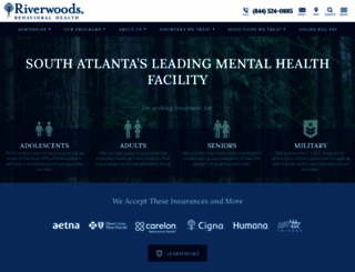 riverwoodsbehavioral.com screenshot