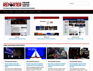 riviera-reporter.com screenshot