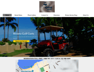 rivieragolfcarts.com screenshot
