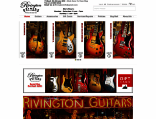 rivington-guitars.myshopify.com screenshot