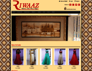 riwaazfashions.com screenshot