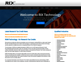 rixtechnology.com screenshot