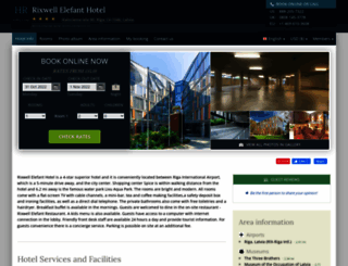 rixwell-elefant-hotel-riga.h-rez.com screenshot
