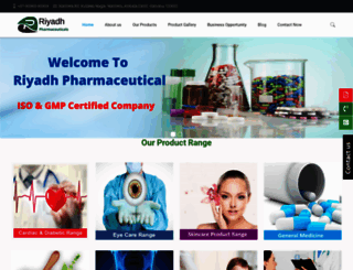 riyadhpharmaceutical.co.in screenshot