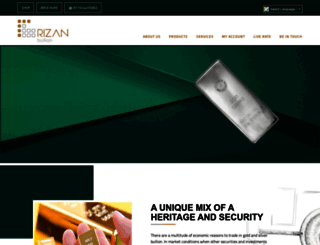 rizanbullion.com screenshot