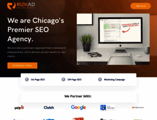 rizkadvertising.com screenshot