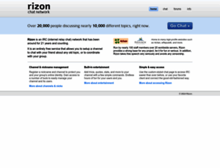 rizon.net screenshot