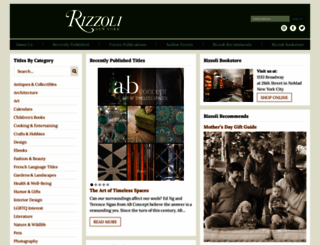 rizzoliusa.com screenshot