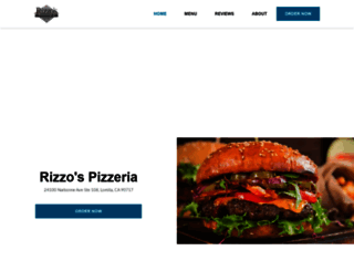 rizzospizzeria.com screenshot
