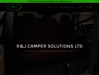 rjcampersolutions.co.uk screenshot