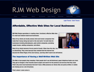 rjmwebdesign.com screenshot