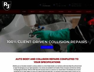 rjsautobodyplus.com screenshot
