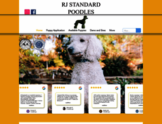 rjstandardpoodles.com screenshot