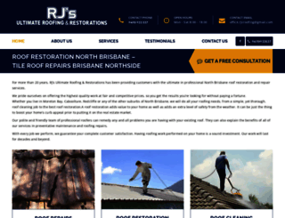 rjsultimateroofing.com.au screenshot