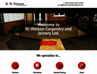 rjwatsoncarpentryandjoinery.co.uk screenshot