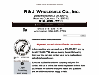 rjwholesale.com screenshot