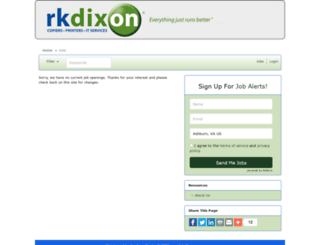 rkdixon.iapplicants.com screenshot