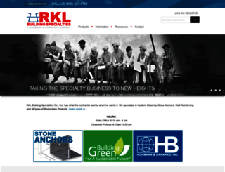 rklbuilding.com screenshot