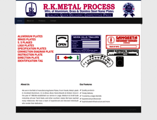rkmetalprocess.com screenshot