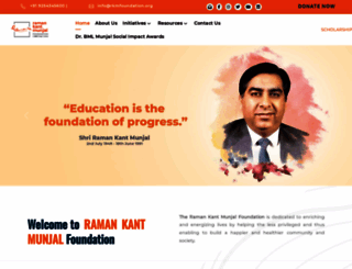 rkmfoundation.org screenshot