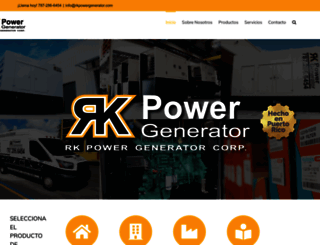 rkpowergenerator.com screenshot