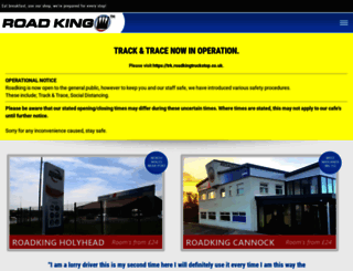 rktruckstops.co.uk screenshot