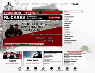 rlc.edu screenshot