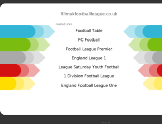 rllmukfootballleague.co.uk screenshot
