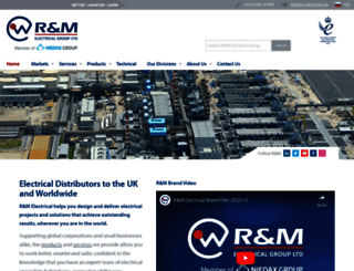 rm-electrical.com screenshot