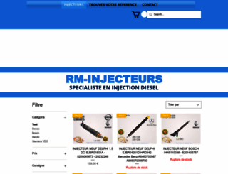 rm-injecteurs.com screenshot