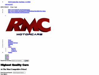 rmcmotorcars.com screenshot
