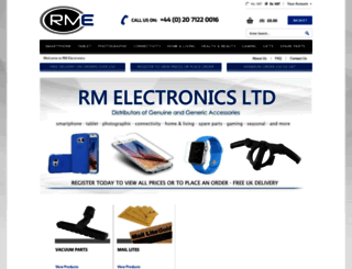rmelectronics.co.uk screenshot