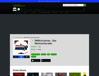 rmnchristmas.radio.net screenshot