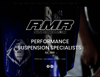 rmrsuspensions.com screenshot