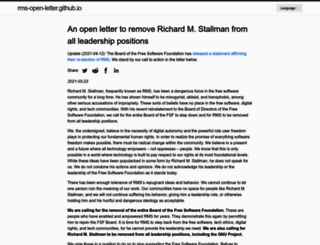rms-open-letter.github.io screenshot