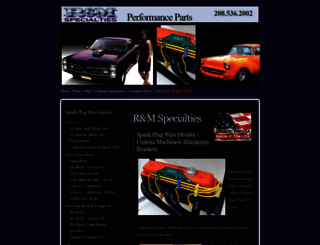 rmspecialties.com screenshot