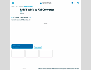 rmvb-wmv-to-avi-converter.uptodown.com screenshot