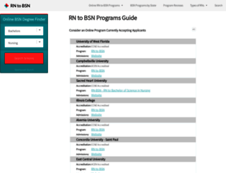 rn2bsnprograms.com screenshot