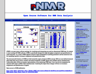 rnmr.nmrfam.wisc.edu screenshot
