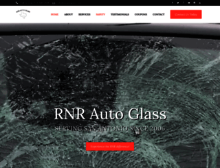 rnrautoglass.com screenshot