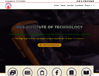 rnsinstituteoftechnology.org screenshot